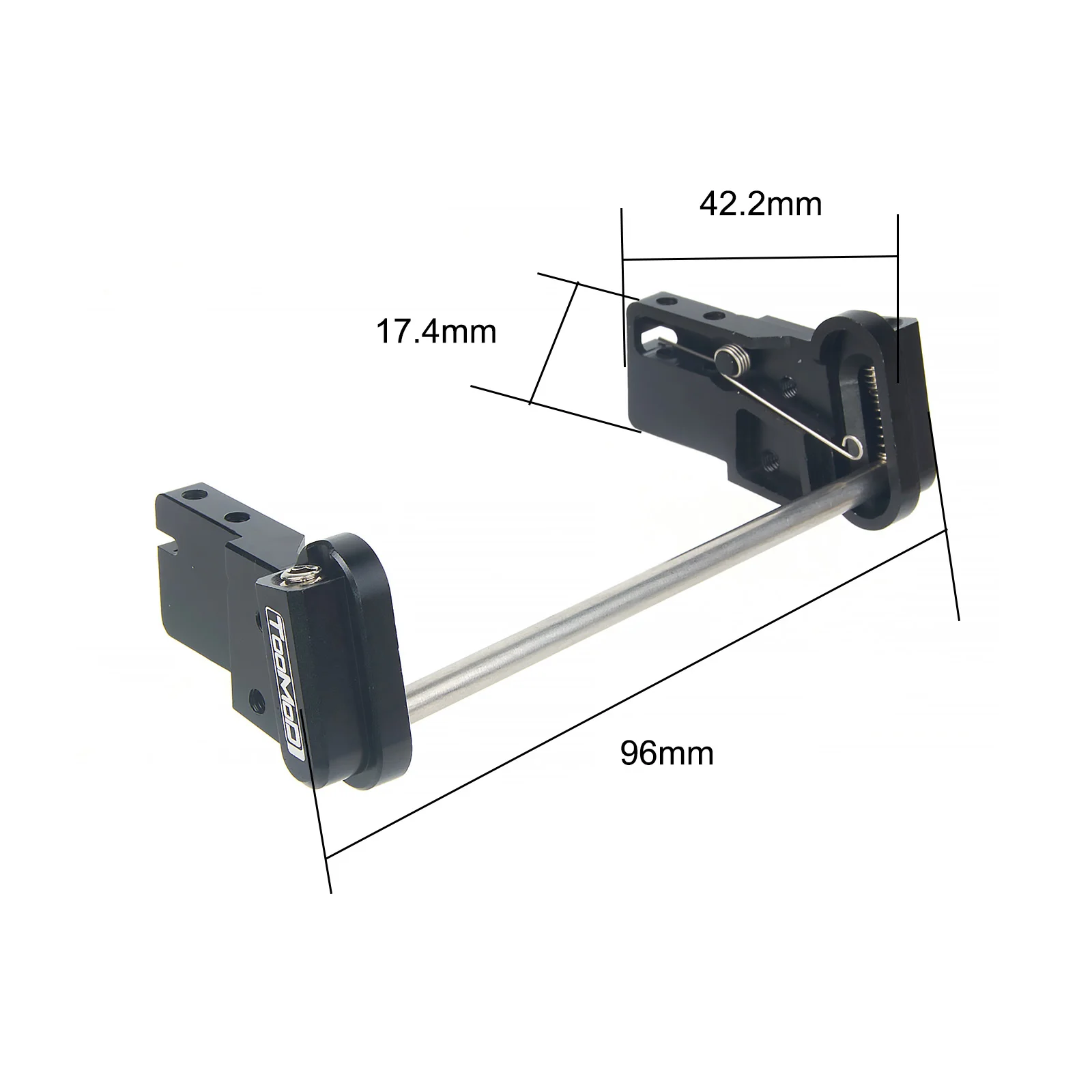 Aluminum Chassis Axle Holder Set for  Tamyia RC Hornet Grasshopper Replacement Upgrade Parts