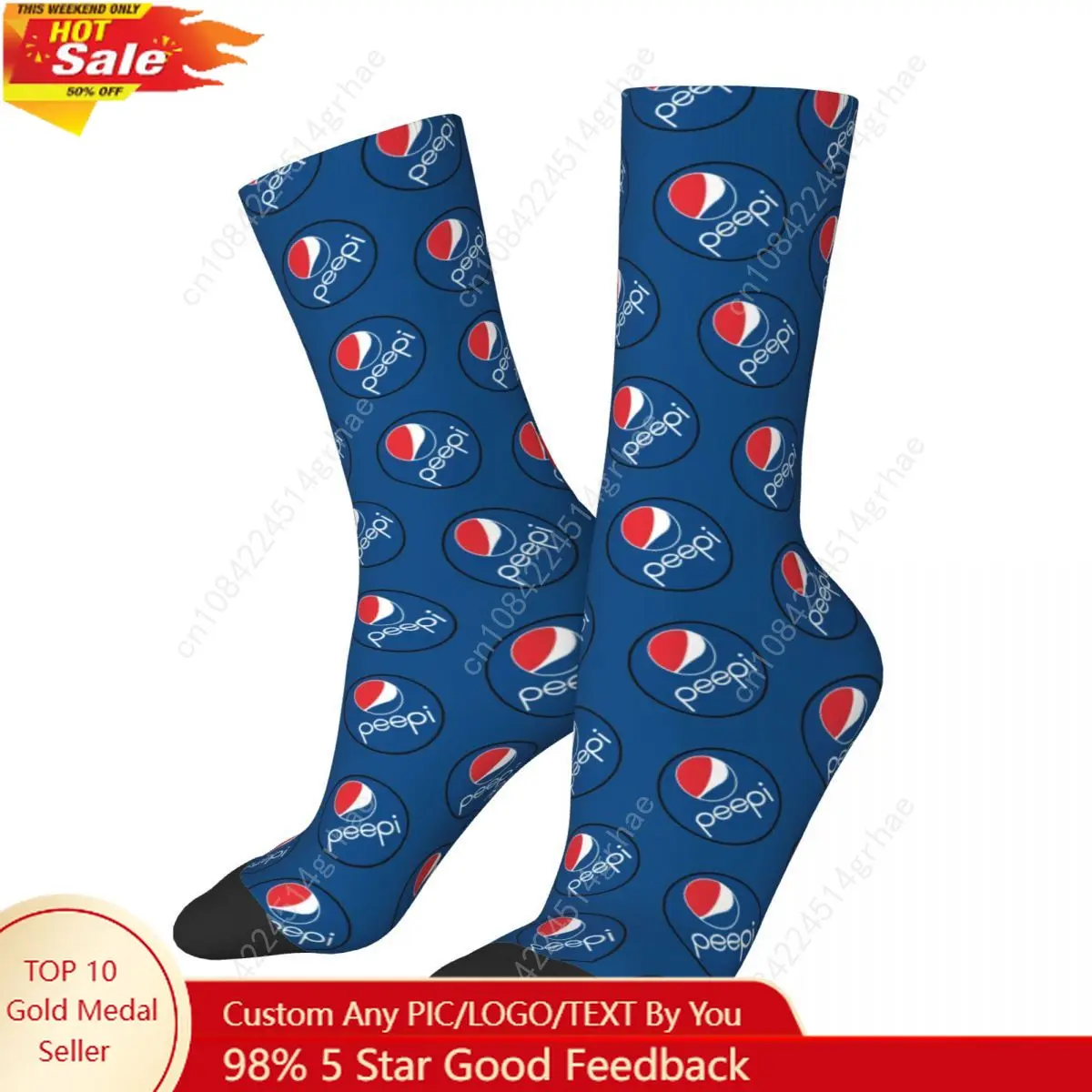 

Peepi Socks Harajuku Super Soft Stockings All Season Long Socks Accessories for Unisex Birthday Present