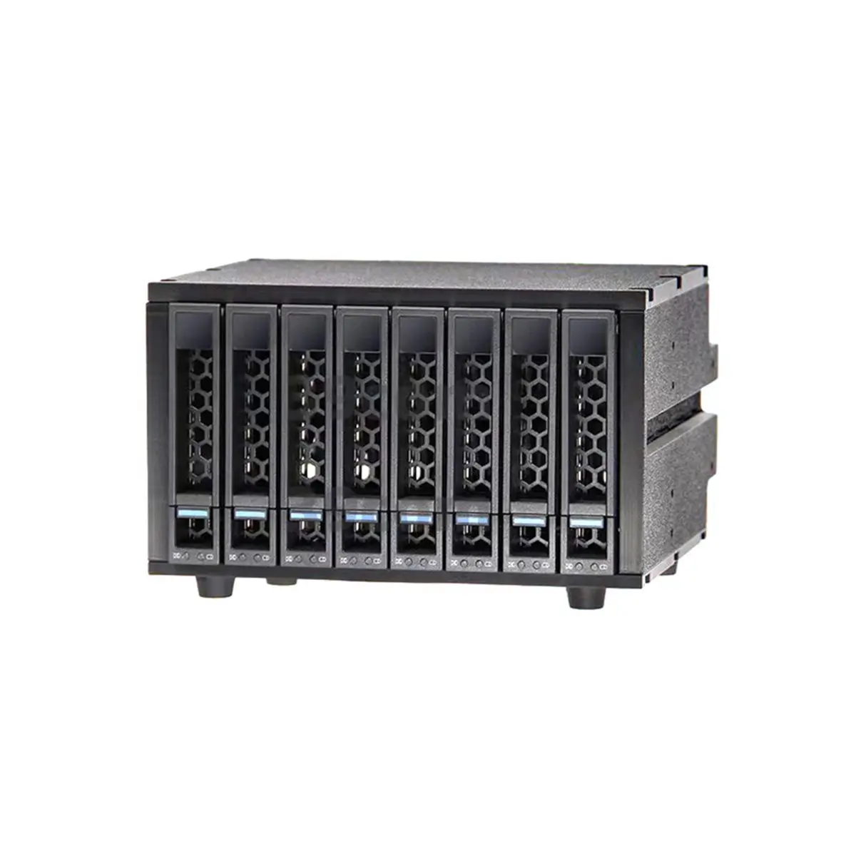 B21B 8 Reels Hot Swappable Module Hard Disk Cage with Backplane Chassis Rack 2.5 Inch U.2/SAS/SATA HDD Tray