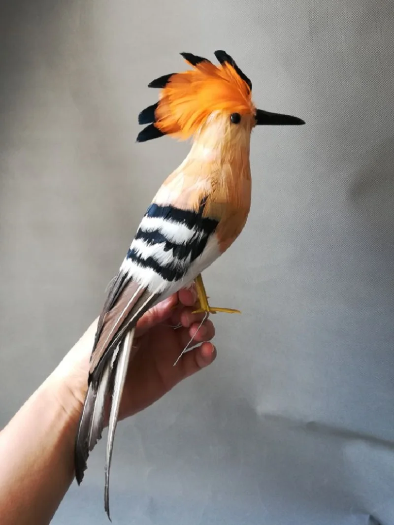 about 32cm Simulation Hoopoe Bird Model Foam & Feathers Hoopoe Prop Handicraft,Decoration Garden Gift P1609