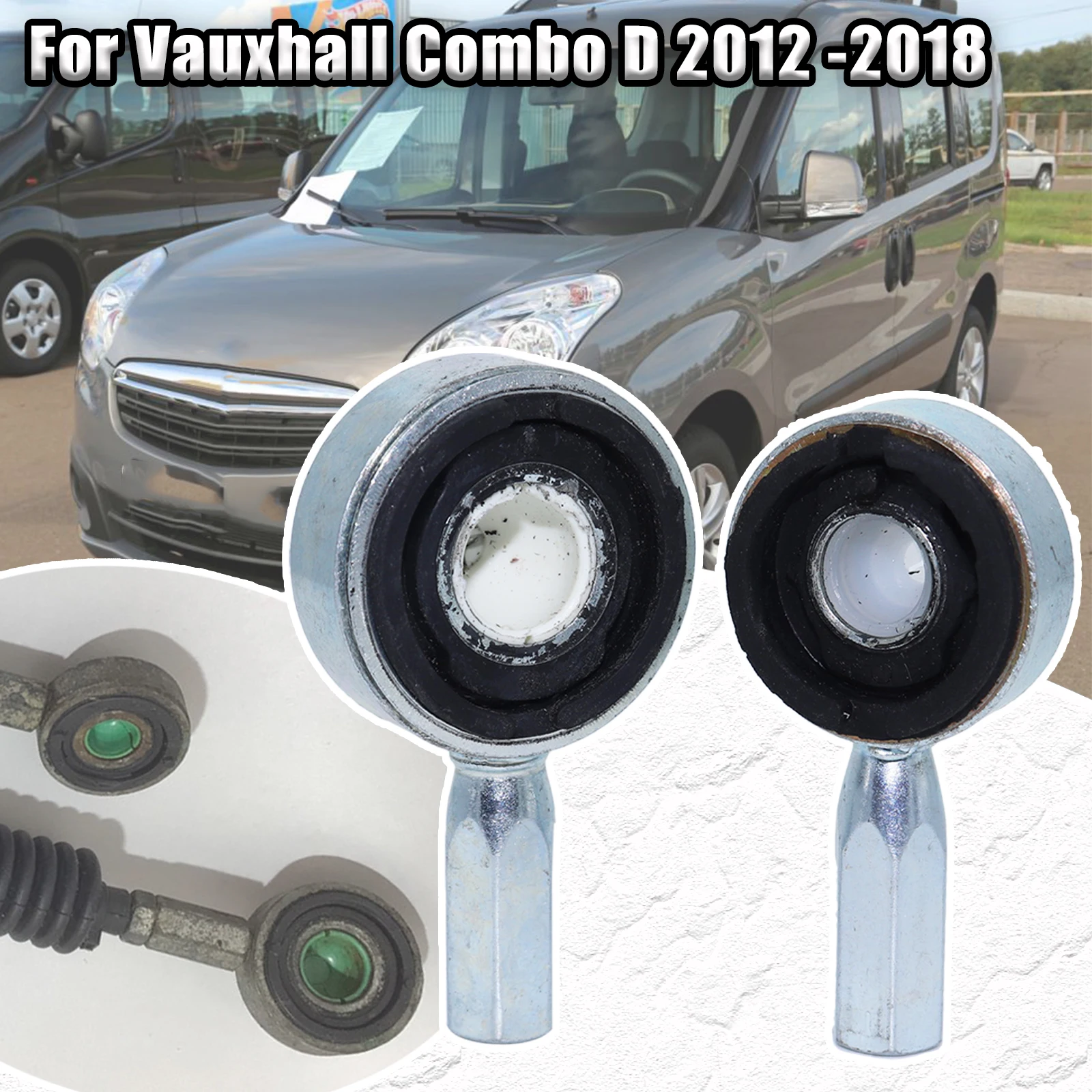 

For Vauxhall Combo D 2012 -2018 Manual Gearbox Shift Cable Linkage Bushing Shifter Lever Selector Connect Both End Replacement