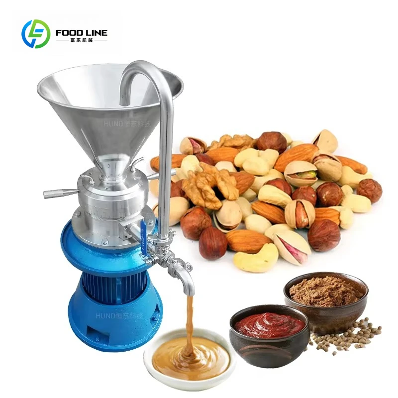 

Stainless Steel Sesame Paste Mango Butter Making Grinding Machine Tahini Grinder Peanut Butter Colloid Mill Machine
