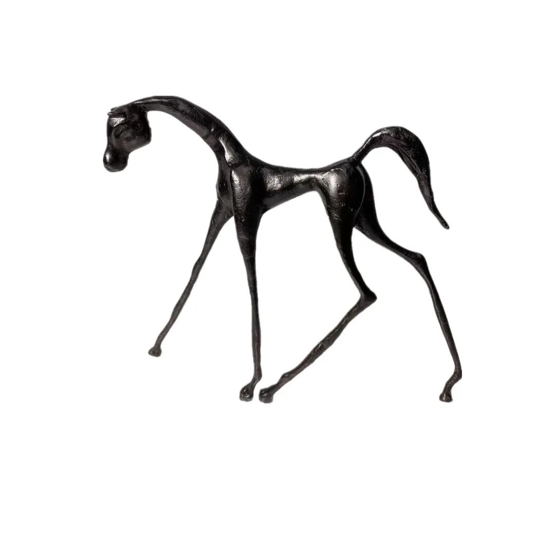 

Simple metal horse crafts hollow artistic conception horse decoration office shopping mall new house soft decoration decoration