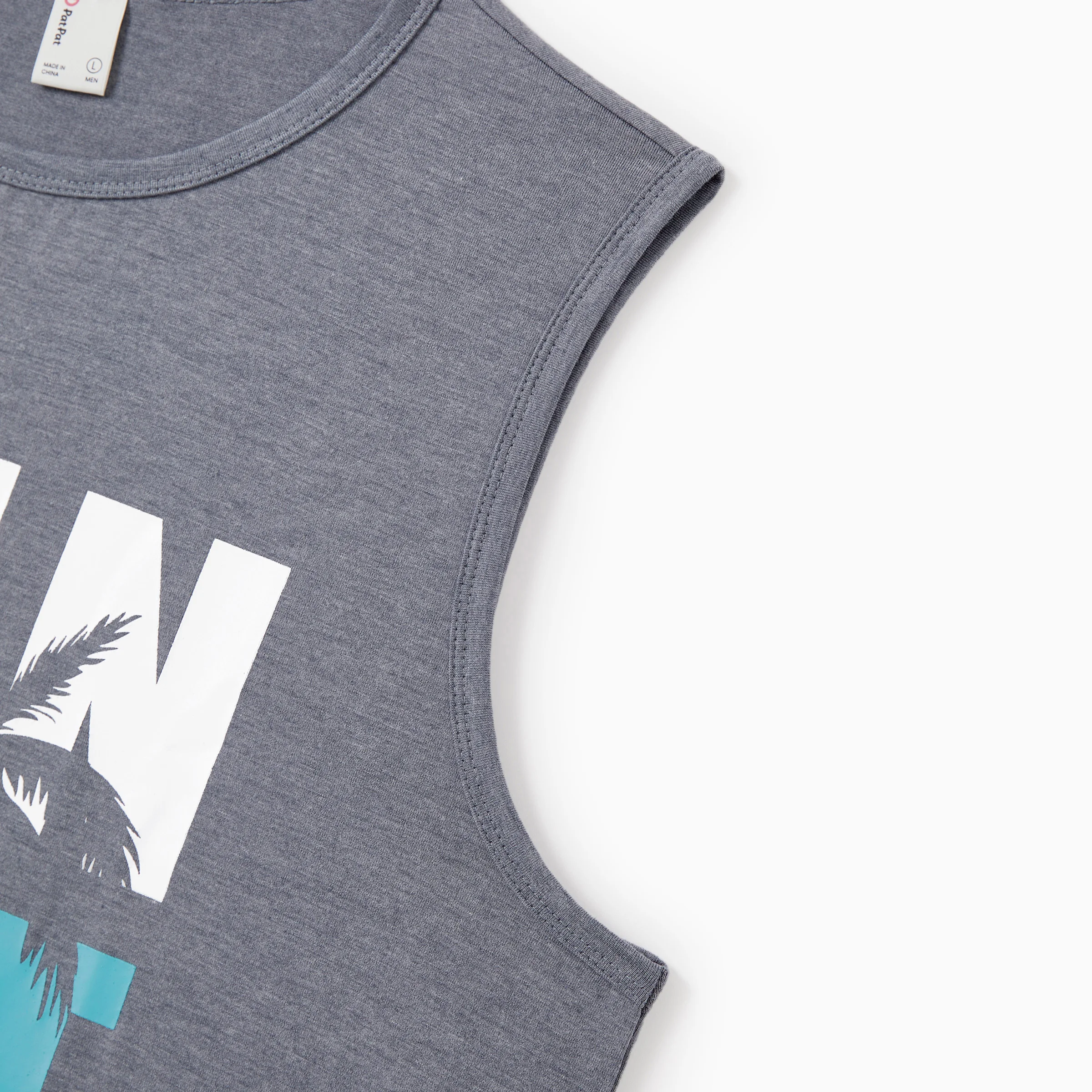 

PatPat Family Letter Print Men's Sleeveless Vests and Boys' Sleeveless Vests