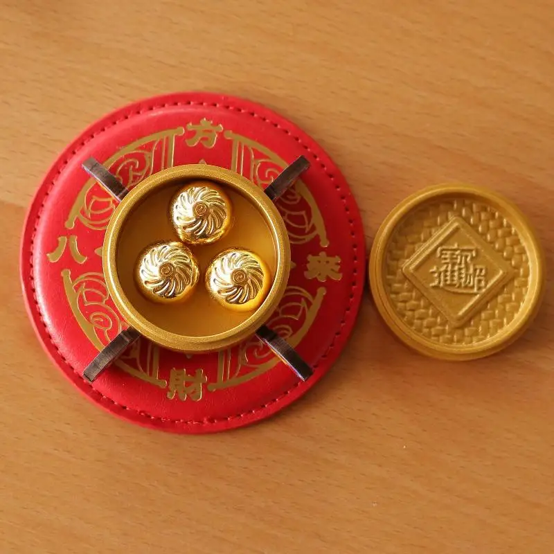 Chinese Feng Shui Golden Steamer Ornament And Lucky Golden Turtle, Bun, Perfect For Home Office Tabletop Good Luck Gift