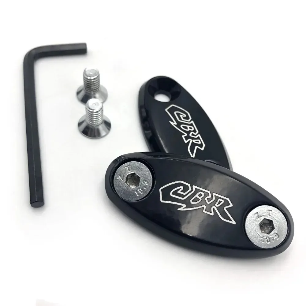 

Mirror Block Off Base Plates for Honda 2003-2011 CBR 600 RR，2004-2007 CBR 1000RR，1999-2006 CBR 600 Motorcycle Parts