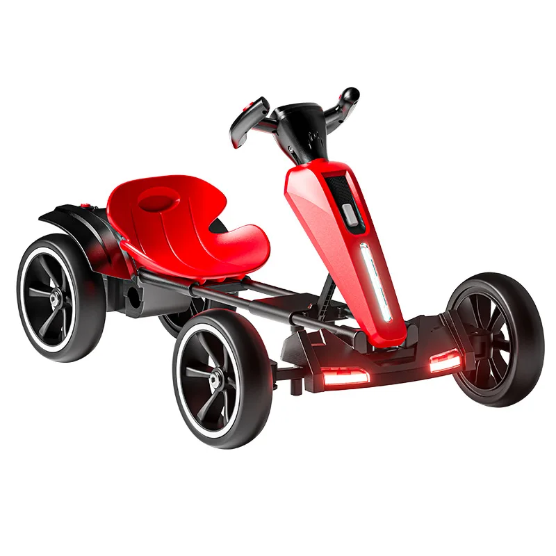 

Children's electric car kart four-wheeled toy can sit, portable and foldable, free installation