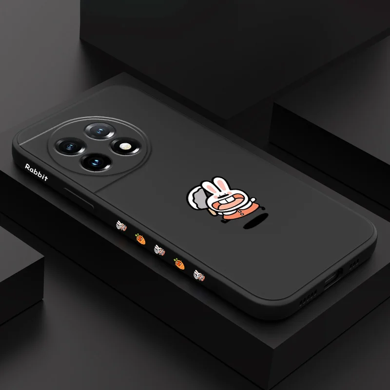 الهروب الجزرة جراب هاتف ل Oneplus 13 13R 12 12R 11 11R 10 10R 10T 9R 9RT 9 8T 8 7T Pro 5G غطاء سيليكون سائل