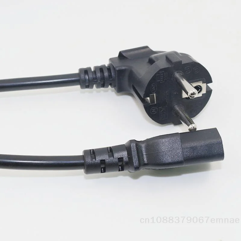 [ZYAS]xxcEU Plug Power Cable Power Adapter Extension Cord For Asus Dell HP Notebook TV Monitor PC Computer Printer PC Laptop