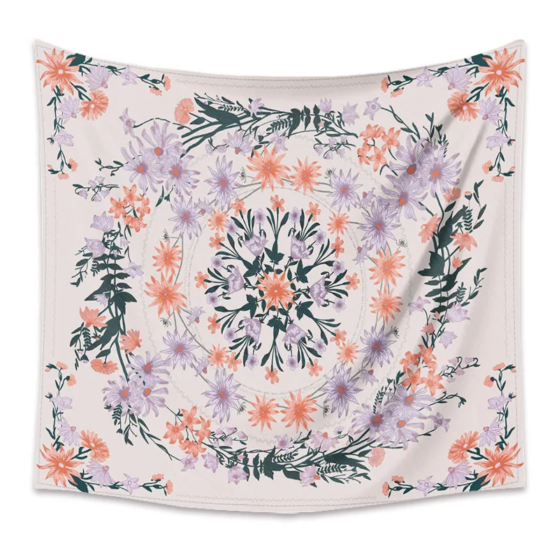 Tapestry mandala hanging cloth background cloth ins style hanging cloth wall cloth decorative cloth bohemian hanging