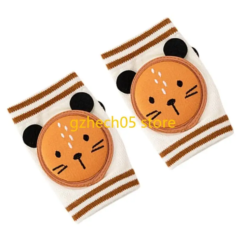 D55E 1 Pair Infant Knee Protectors Leg Warmer Safety Kneepads for Toddler Baby Aged 0 to 3 Years Ensures Crawling Safety