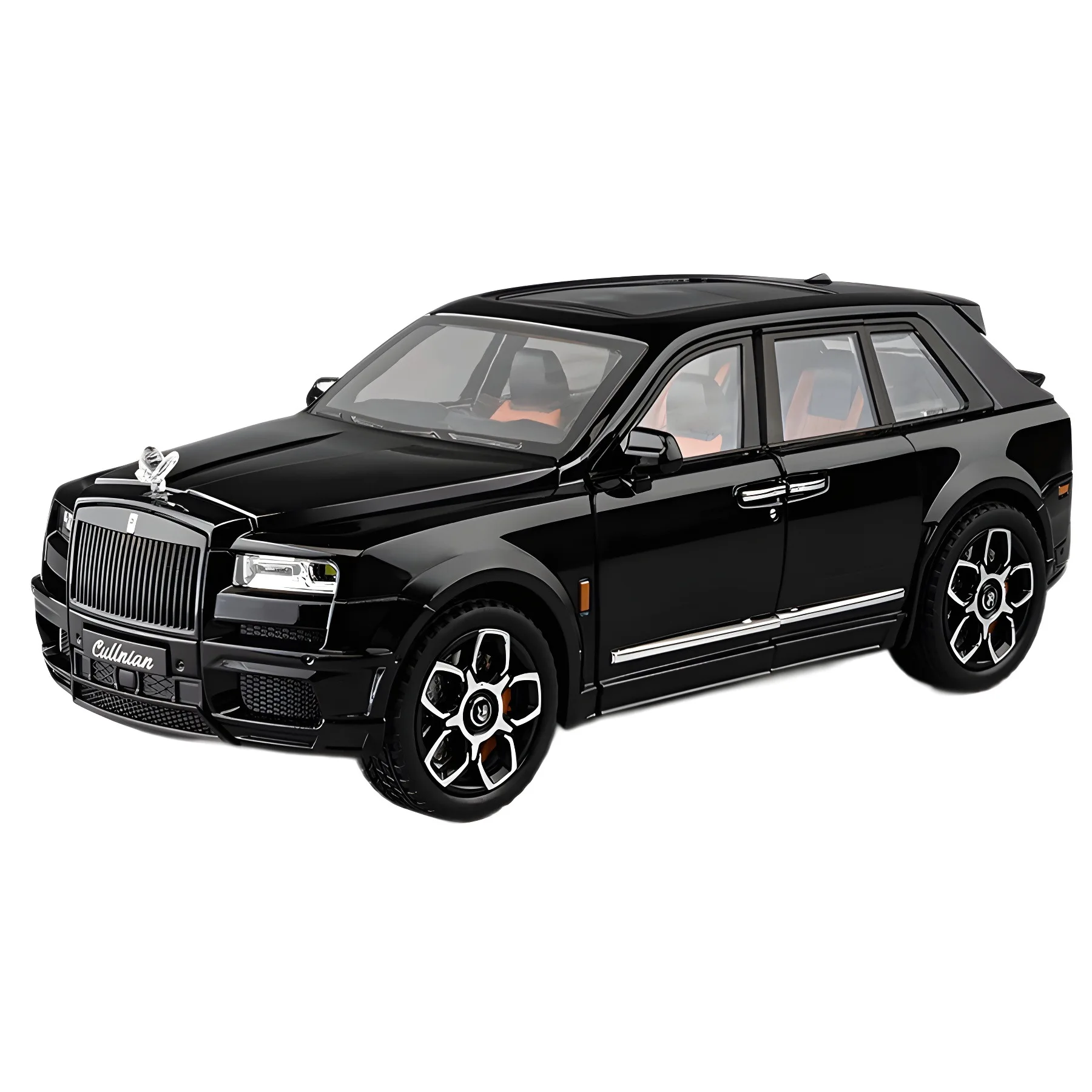 1:20 Rolls-Royce Cullinan SUV haute Simulation moulé sous pression en alliage de métal modèle de voiture son lumière retirer Collection enfants jouet cadeaux