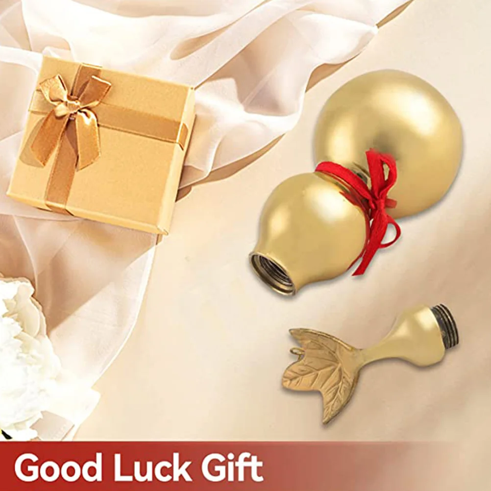 

Premium Brass Gourd Decoration Unique Sculpture Design for Office Home Interior Luxury Craft Gift Idea