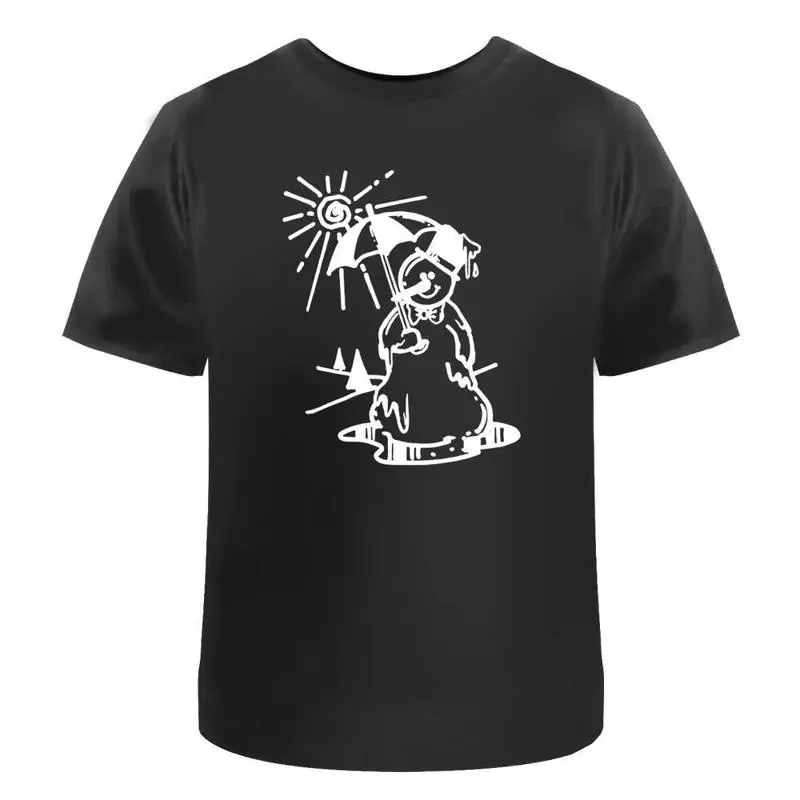 

Melting Snowman' Cotton T Shirt Ta036482