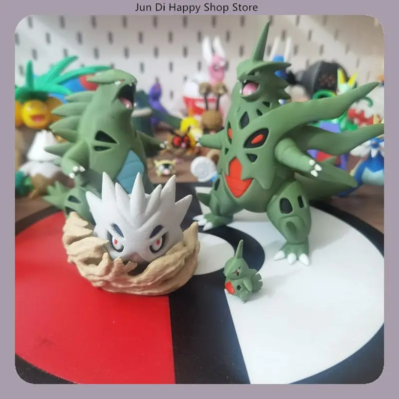Larvitar Pupitar Tyranitar Mega Scale World 1:20 Anime Figure Model Statue Collection Desktop Decoration Ornament Toys For Fans