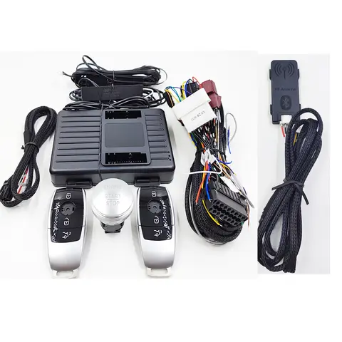 For Mercedes E W212 2013 2014 Car Friner Printer Start Remote Starter PKE Keyless Entry Mobile Phone APP Control Car Products