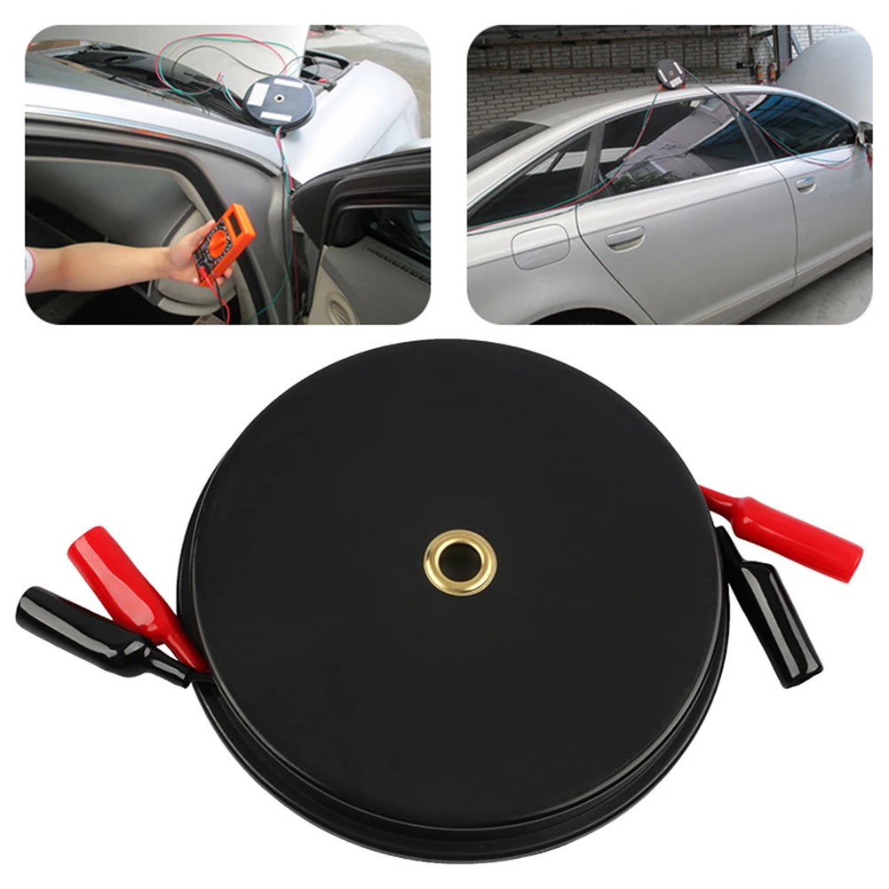 自動車用マルチメーター ケーブルリール延長テストリード 自動車修理に適した、アリゲータークリップ付きの格納式スプール。