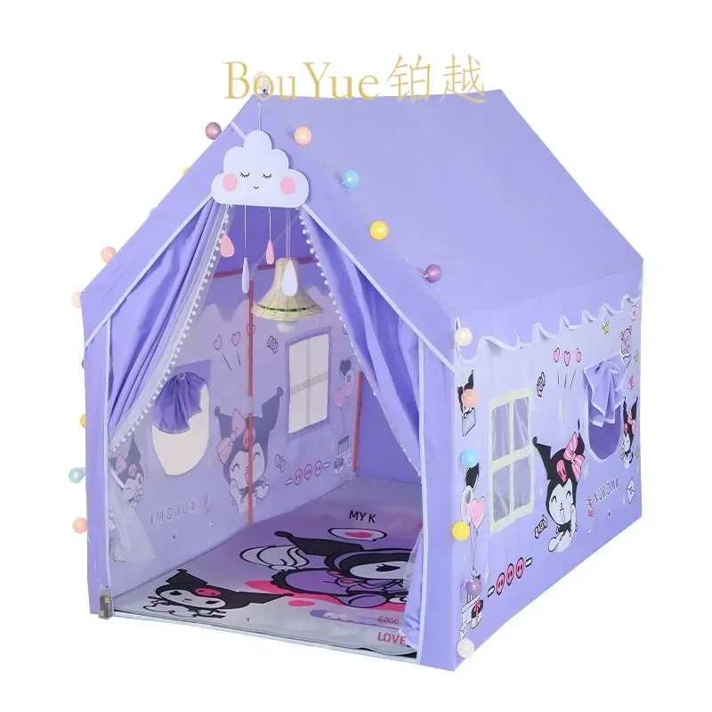 Kids Indoor Play Tent Castle Princess House Toy for Girls Small Sleeping Teepee Children Game Room Decoration Gift