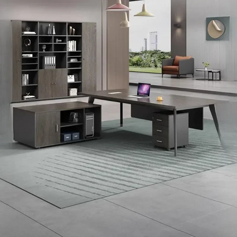 Office Desk Conference Tables Organizer L Shaped Computer Desks Gaming Bedroom Storage Tavolino Trendy Furniture