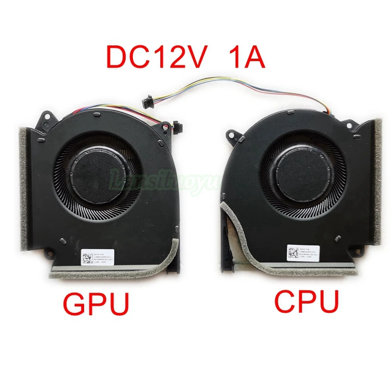 合成CPU冷却ファン,ラジエーターアクセサリー,エントランスx g15 g513 g533 g17 g713 g733 g533q g513qr g713qr g713qr g733qs 13nr0510p01011 dc12v 5v