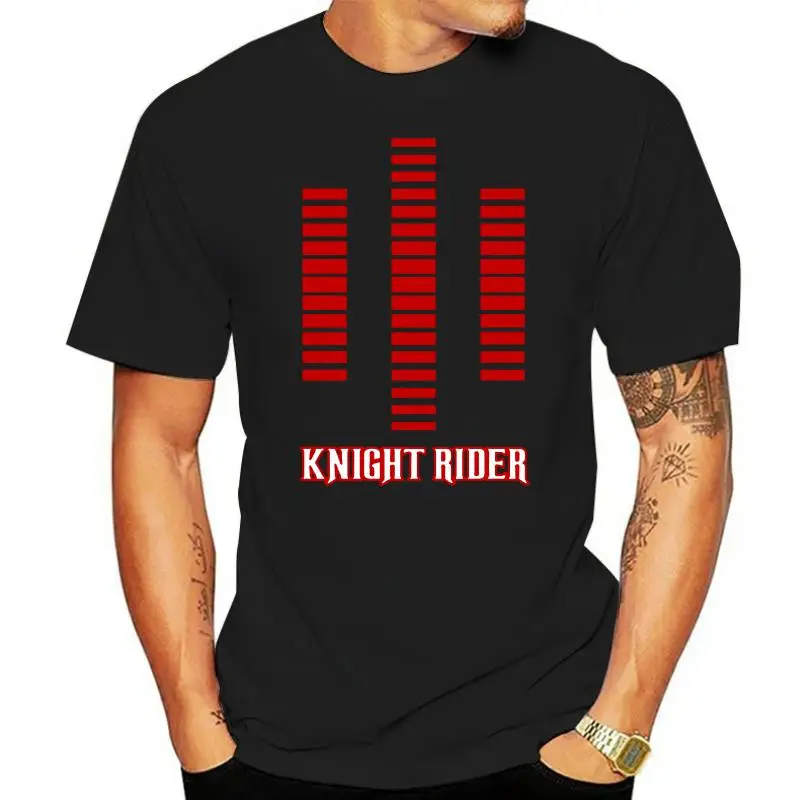 

2022 Fashion New Rare Knight Rider Kitt Knight Industries Michael Black Tv T-Shirt S-3Xl Double Side Tees