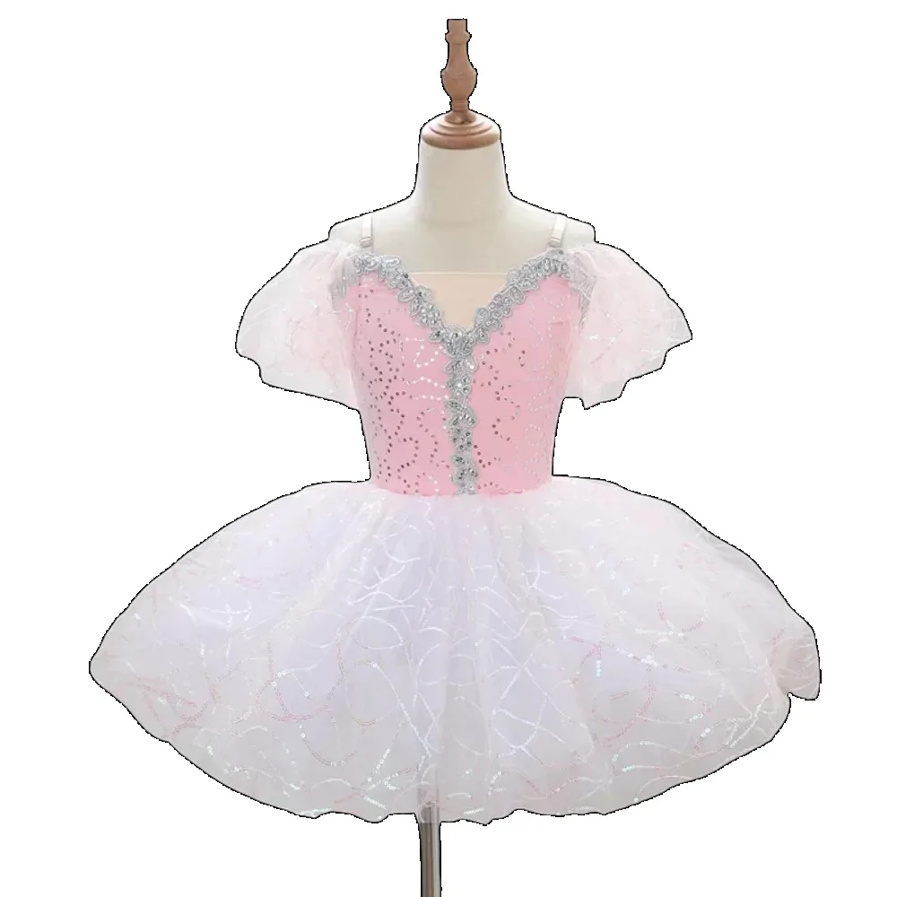 

Leotards for Girls Dress Dance Wear Stage Party Summer Kids Clothes Dance Costume Performance Ballet Tutu Children Clothing
