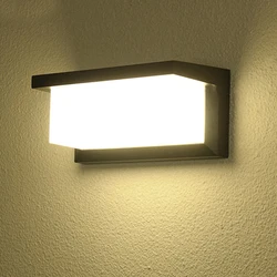 Led Wall Lamps Outdoor Waterproof Balcony Garden 16/20W Wall Lights Bedroom Living Room Stair Hallway Lighting Fixtures Ac86-265