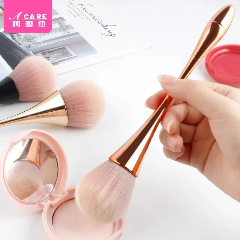 DX01/brushB1PQ0-Easy bubuk untuk menggunakan kecil pinggang besar berbulu lembut dan Portabel Makeup sikat Blush longgar bedak sikat