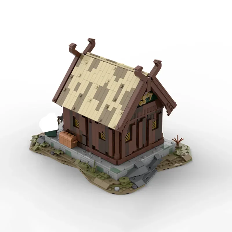 Ringen Film YcMoc Bouwstenen Rohand Citizen House Model Technologie Bricks DIY De Middeleeuwse Tijden Kasteel Kinderspeelgoed
