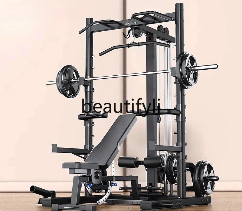 

Bench press gantry frame Multifunctional comprehensive trainer Household fitness equipment High and low pull squat frame