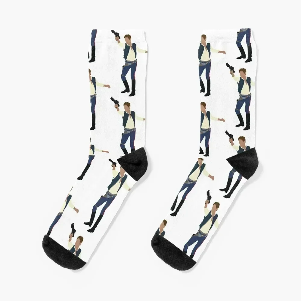 

Han Socks retro new year colored Heating sock Socks For Women Men's