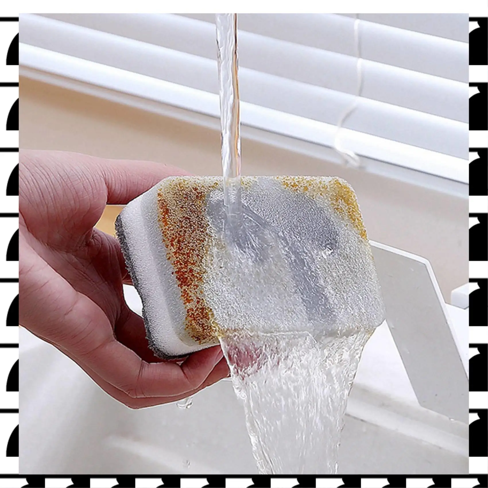 

A44U 75 шт. кухонные губки, губки для мытья посуды, волшебные чистящие губки, щетка