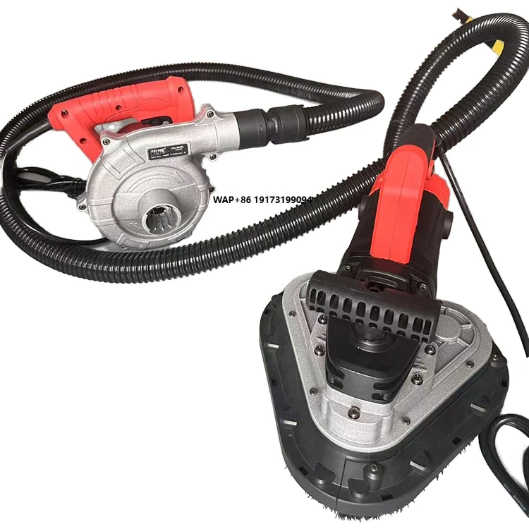 Handheld Three Head Grinding Disc Ground Grinder Concrete Surface Grinder Dust Free Polishing Grinder