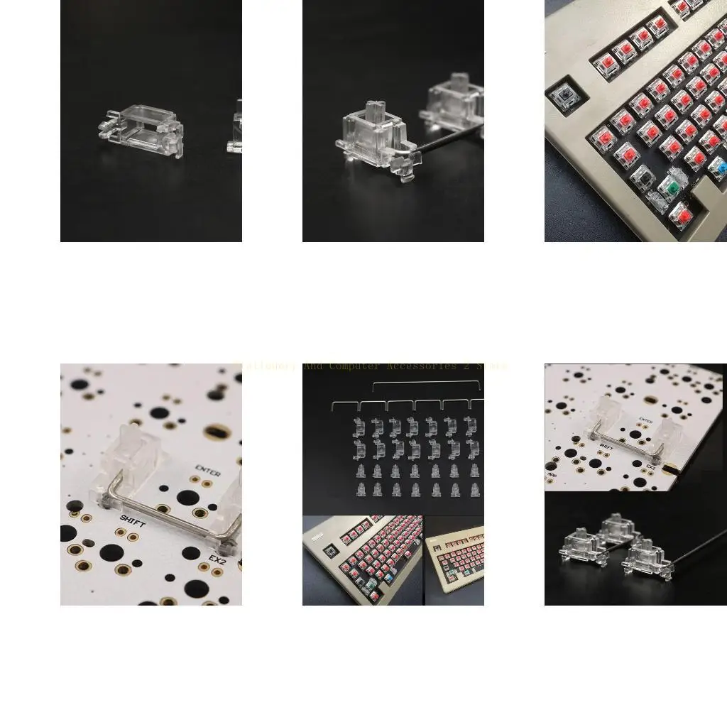 

Keyboard Cherry OEM Stabilizers 6.25U 2U Stabiliser Plate Replacement