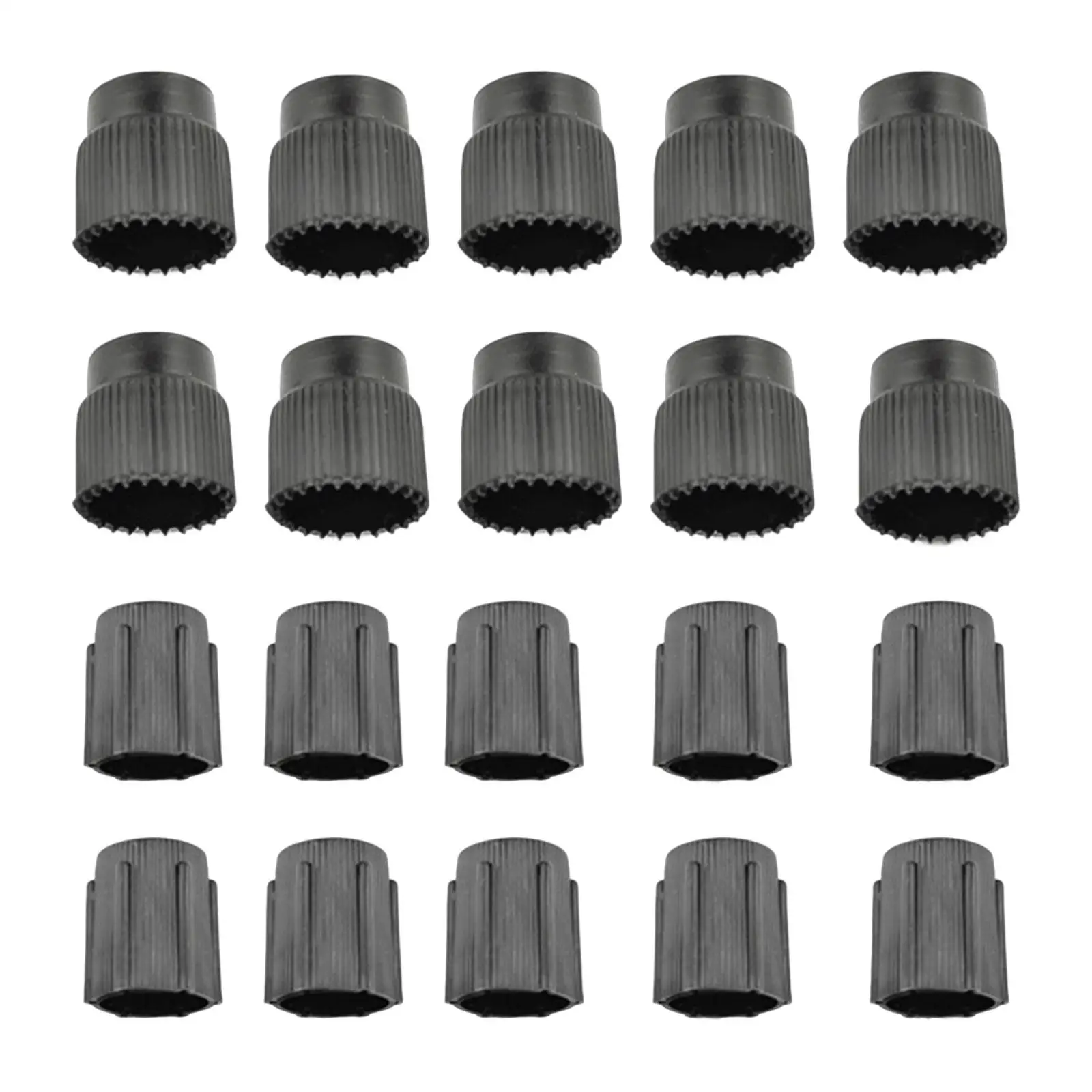 20 Pieces AC System Accessories Easy to Use Air Conditioning Service Caps