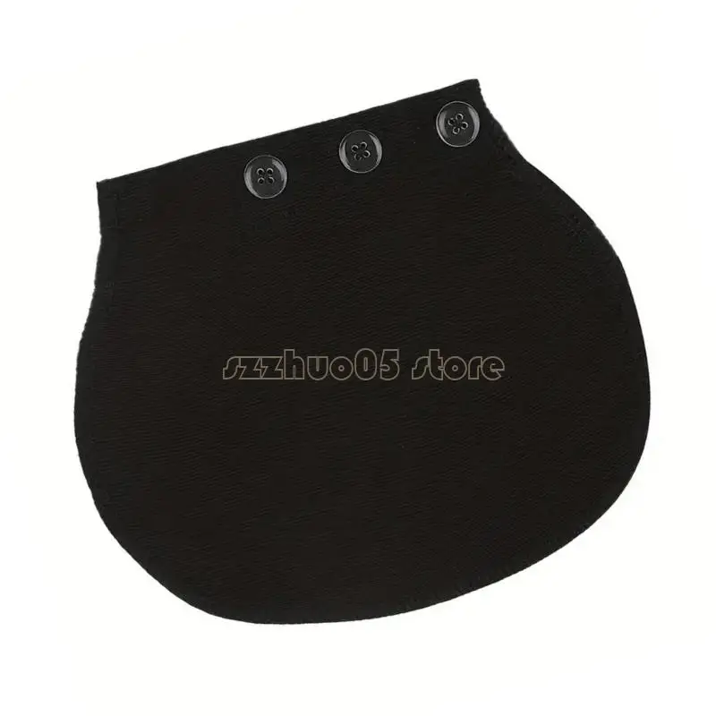

M3GE Maternity Waistband Expansion Button Cotton Spandex Adjust Belt for Pregnancy