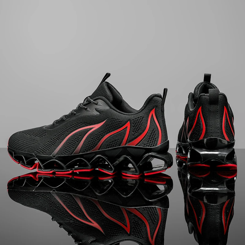 

Размер 39-48, мужские кроссовки с лезвиями, противоскользящие амортизирующие крутые подошвы для ходьбы, треккинга, отдыха, летние кроссовки для бега Zapatills