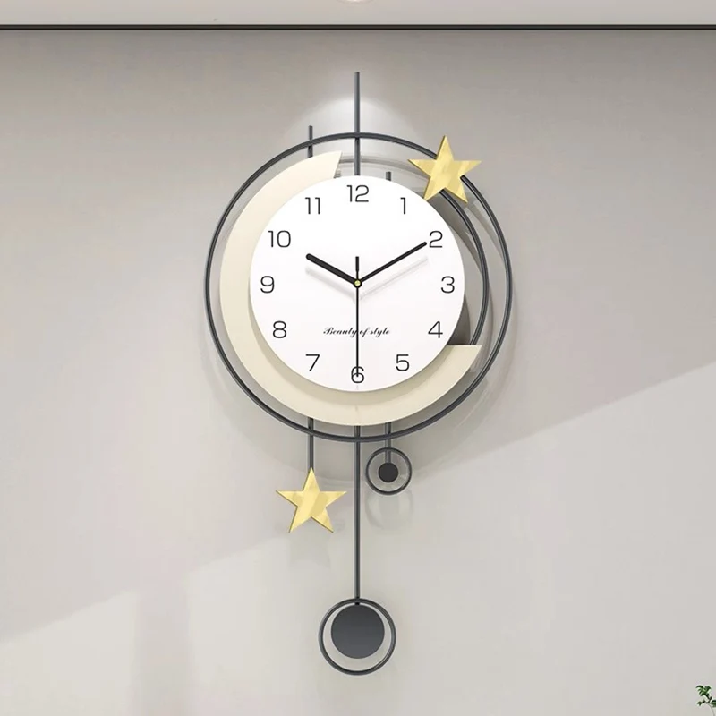 Silent Wall Clock for Restaurant Large Modern Easy to Read for Cafe Kitchen Office Commercial Use