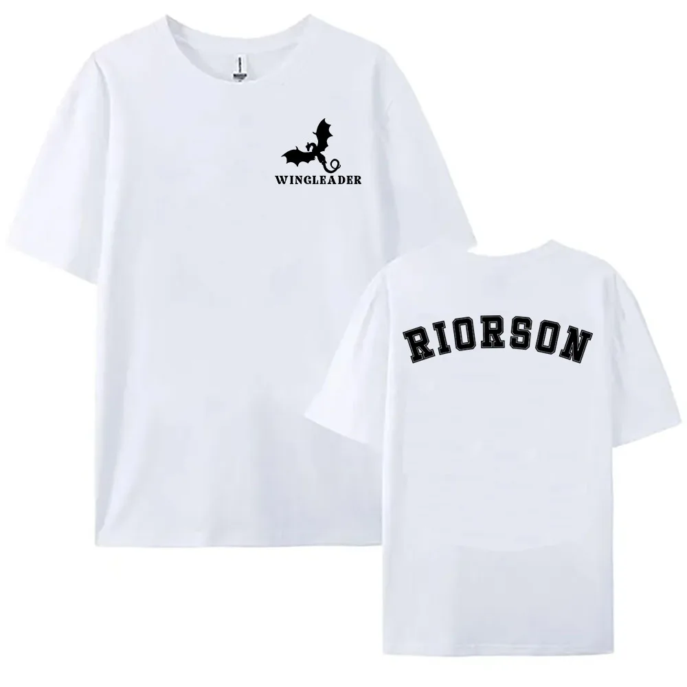 Wingleader Riorson Onyx Storm Tshirts Short Sleeve Cotton Women T-shirt Aesthetic Clothes Dragon Graphic Print Tee-shirt Female