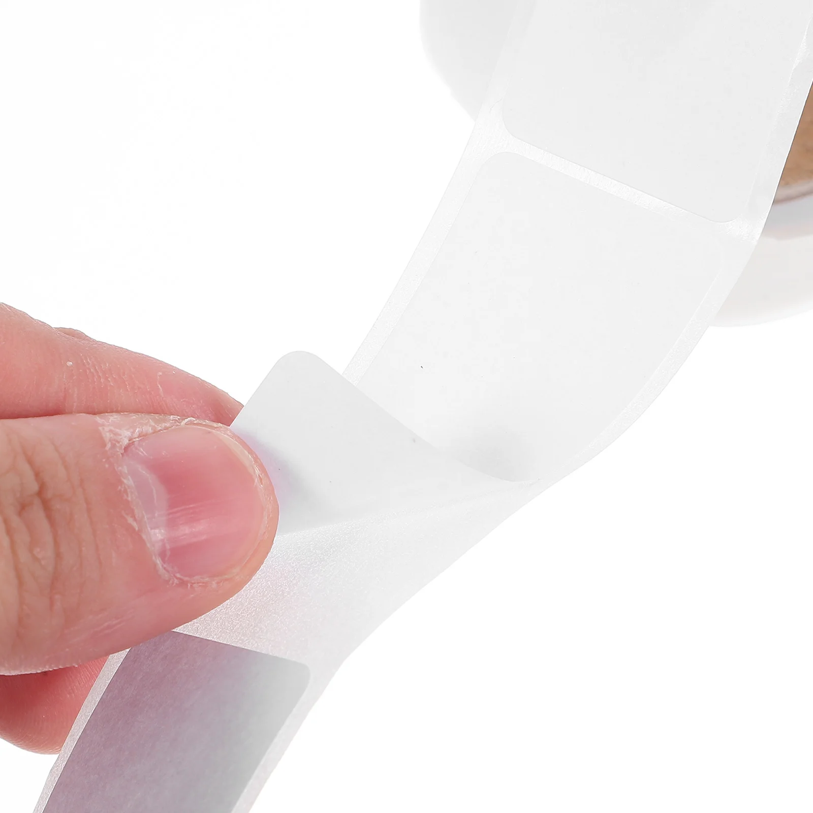 Blank Label Tape Address Mailing Labels Food Containers Jars Letter Stickers for Scrapbooking Pricing Replacement