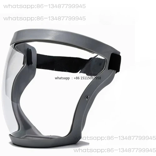 

Transparent, fully shielded, reusable high-definition safety glasses, kitchen protection, anti spray mask with filter