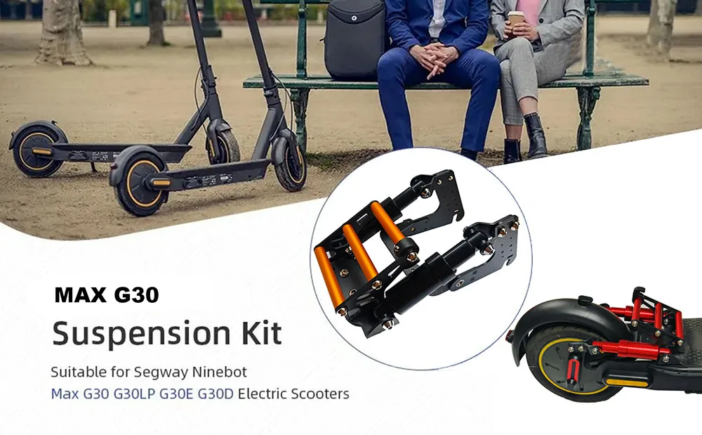 Neue G30 Hinterradaufhängung Ninebot Roller MAX G30LP G30D Stoßdämpfer Ersatzteile für G30E Elektroroller Zubehör – Detail 1