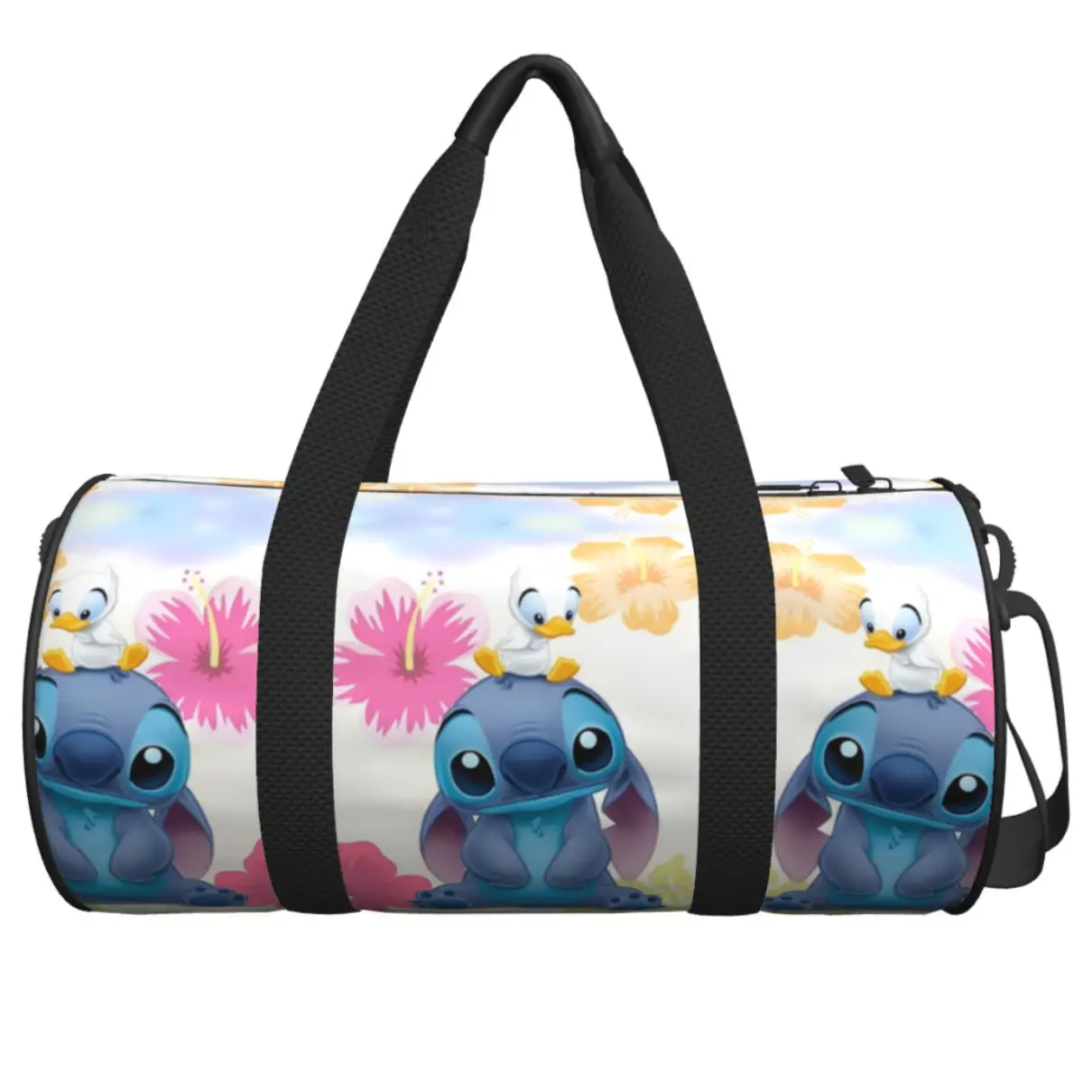 

Gym Bag Stitch Cartoon Sports Bag with Shoes Male Female Weekend Pattern Handbag Colorful Travel Training Fitness Bag