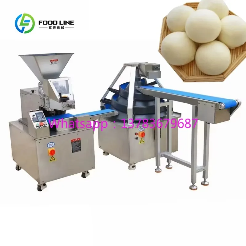 

Customized Automatic Dough Ball Making Conical Rounder Divider Round Bread Pizza Dough Rounding Conical Dough Rounder Machine