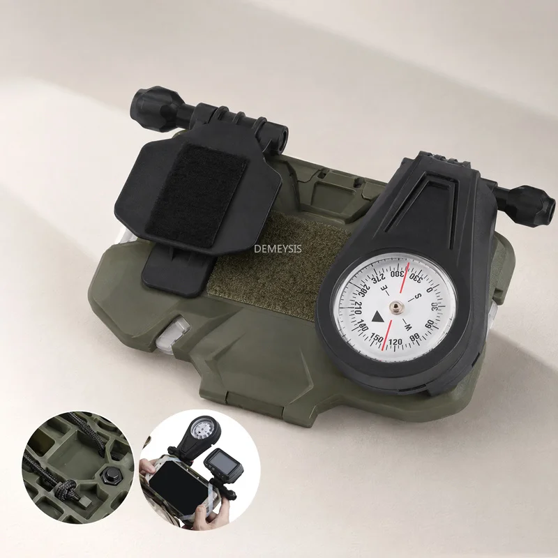 tactical-survival-compass-with-gps-mount-holder-outdoor-hunting-plate-carrier-phone-holder-folding-navigation-board-gear-kit