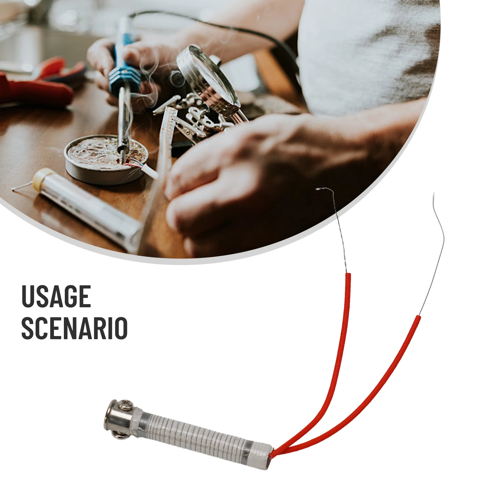 1PCS 가열 철 코어 납땜 인두 코어 가열 요소 교체 용접 도구 220V 50Hz 30/40/60/80/100/150W 도구 부품