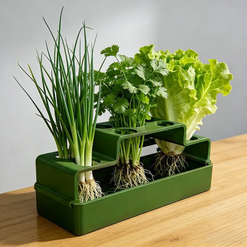 Hydroponic Chives Planter Lettuce Celery Sprout Planting Pot Coriander Soilless Cultivation Pot Vegetable Growing Seedling Tray