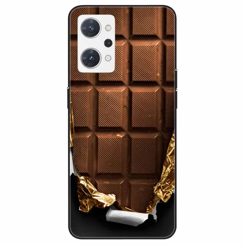 For OPPO Reno9 A Case Soft Silicone Shockproof Black Painted Back Cover for OPPO Reno 9A 9 A 7a Reno 7A Animals Reno9A TPU Coque