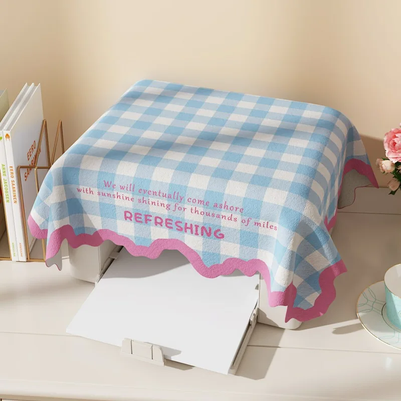 One printer cover towel, tablecloth, coffee table cover, cream style multi-purpose cover towel