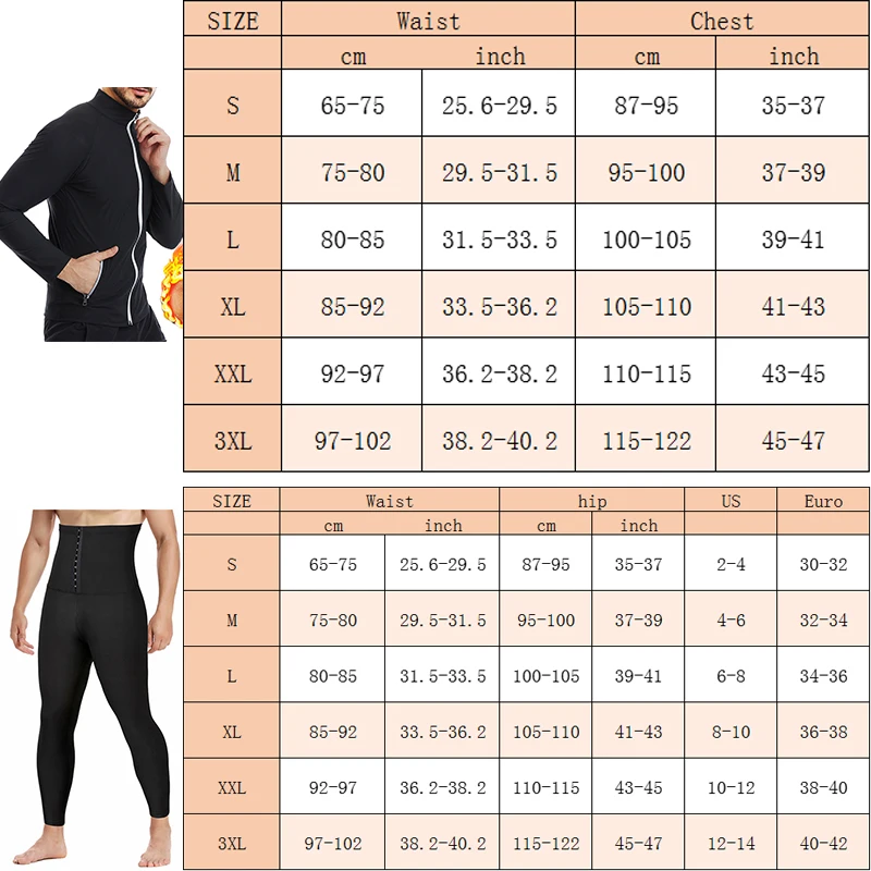 Aiithuug Sauna Sweat Jackets with Zipper Pockets Sauna Suit for Men Sweat Zipper Long Sleeve Workout Jacket Mens Body Shaper Gym